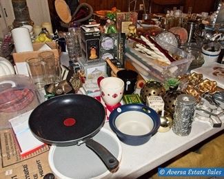 Tables of Ceramic and Glassware