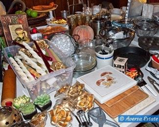 Tables of Ceramic and Glassware