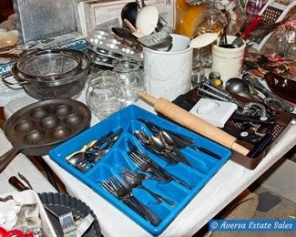 Tables of Ceramic and Glassware