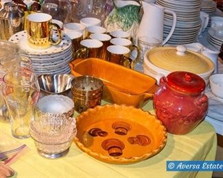 Tables of Ceramic and Glassware