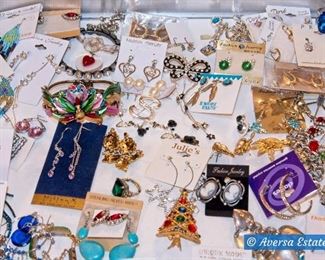 TONS of Costume Jewelry - PLUS Sterling and GOLD rings
