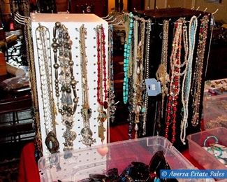 TONS of Costume Jewelry - PLUS Sterling and GOLD rings