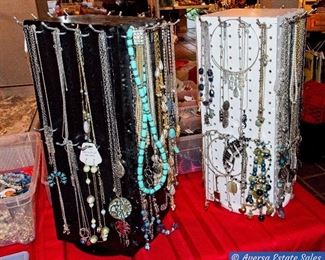TONS of Costume Jewelry - PLUS Sterling and GOLD rings