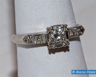 14k Gold Diamond Solitaire
