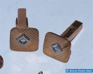 Gold Cufflinks