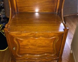 French Provincial nightstand - $80                                     14”D x 30”H x 18”W