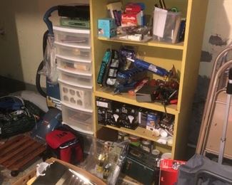 Tools and painting supplies