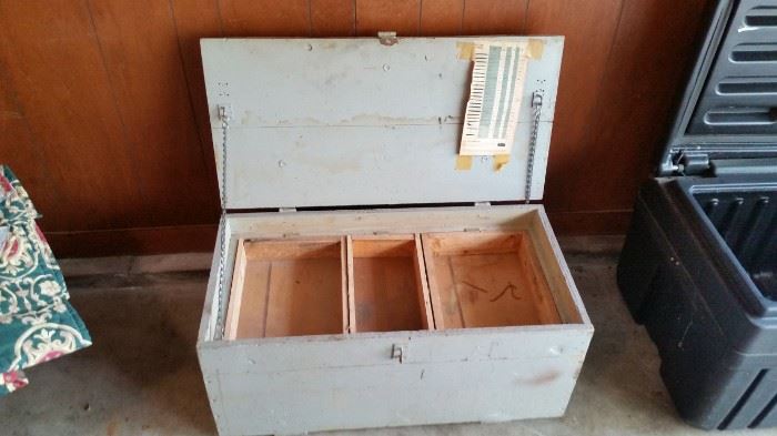 Great storage wooden tool box 