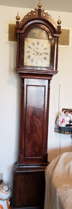 Antique Grandfather Clock, Aaron Willard Jr. (Boston)
