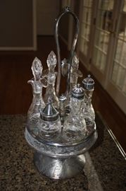 Antique cruet set