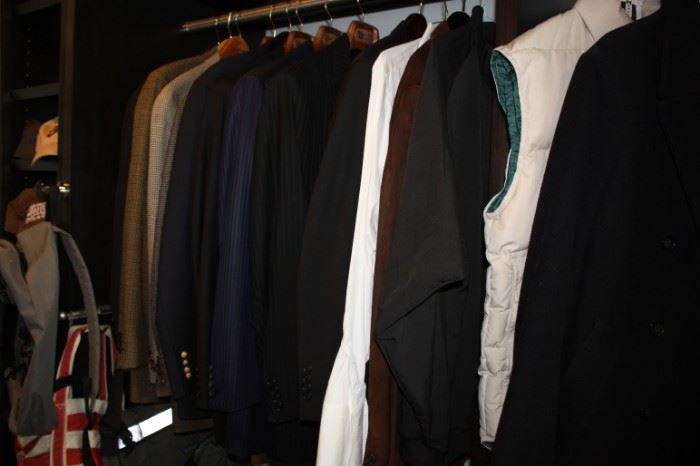 Tailor made men's suits