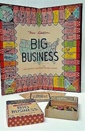 VINTAGE BIG BUSINESS GAME 1930s COMPLETE WITH GAME PIECES LA6119 https://www.ebay.com/itm/113729605528