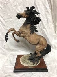 1992 GIUSEPPE ARMANI FLORENCE Horse Bisque STALLION Sculpture Figurine Statue LAQ990 https://www.ebay.com/itm/113732698097