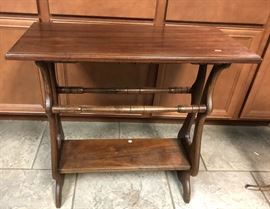 Vintage Wood End Table LAQ0990 https://www.ebay.com/itm/113732698098