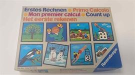 German game by Otto Maier Verlag Ravensburg 4 first games 1974 13x9x1 vintage RR https://www.ebay.com/itm/123750652915