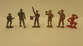 Vintage 60s army men random 6 pcs RR5059 https://www.ebay.com/itm/113732393904