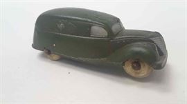 SUN RUBBER CO. green metal army medic wagon vintage RR5062 https://www.ebay.com/itm/123750652916