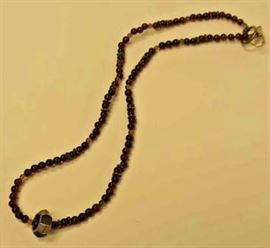 NECKLACE 16 IN RED GLASS BEADS WITH TOGGLE CLASP RX110 https://www.ebay.com/itm/113729609195