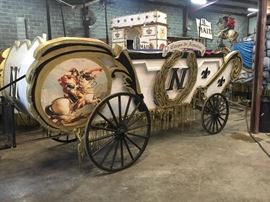 Mardi Gras Carriage / Float with generator mount and LED lighting kit Local Pick   https://www.ebay.com/itm/123752580826