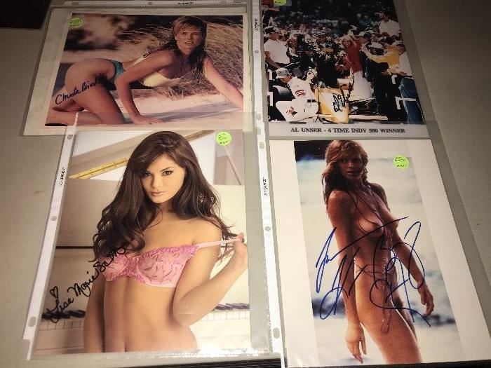 signed photos of celebrities some with COA