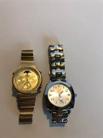 A pair of mens Wrist watches