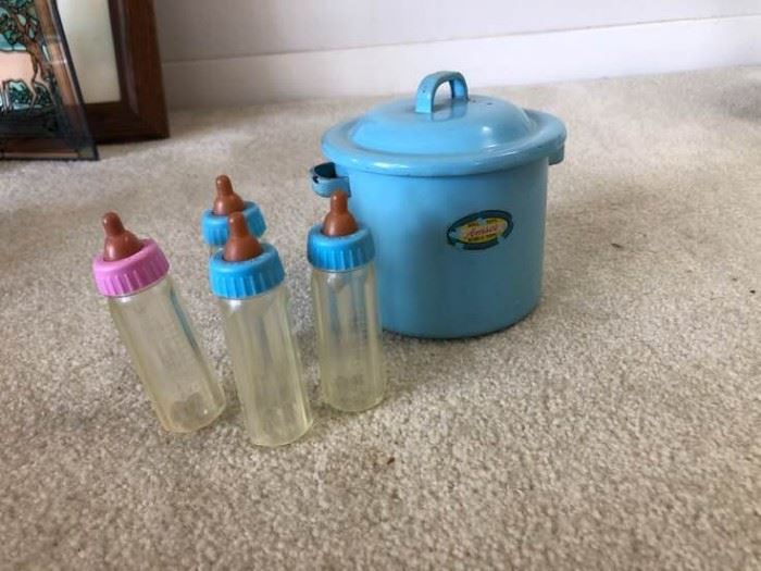 Antique Doll Baby Bottles