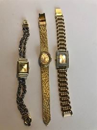 Gruen Womans Wristwatch and 2 Others