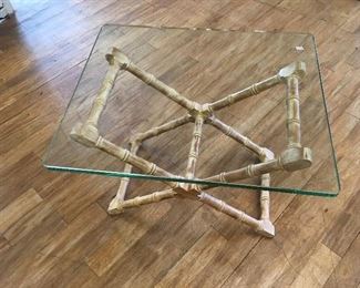 End table. Low estimate $75