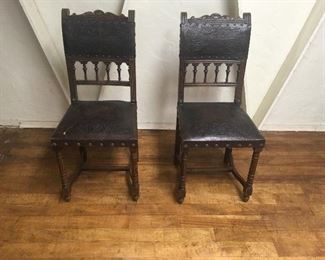 Mission chairs. Low estimate $300