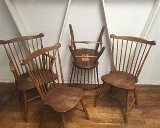 4 Stickley chairs. Low estimate $200