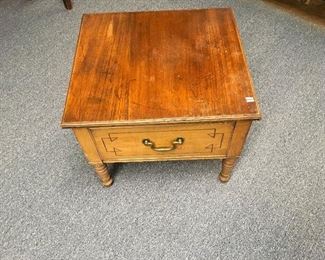 Period side table. Low estimate $150