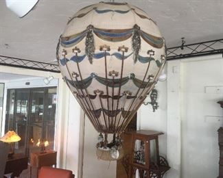 Ceramic hot air ballon. Low estimate $200