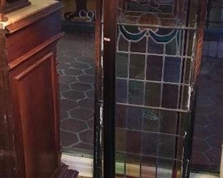 Mica floor lamp. Low estimate $250