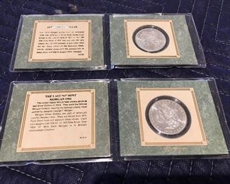 The Last “O” Mint Morgan silver dollar 1904, 1878 Morgan silver dollar