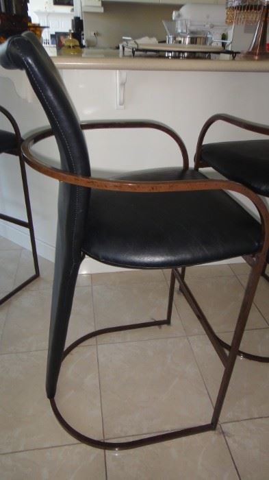 Contemporary, modern, Bar Height bar stools, 4.  Matching  counter stools, 2. 