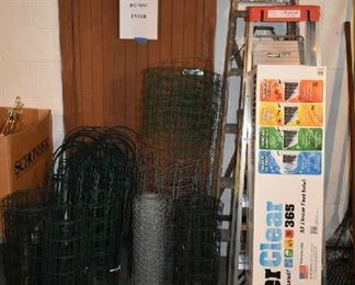 LADDERS, PLANT CAGES
