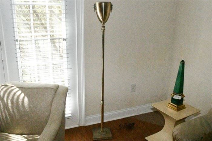 50. Brass Floor Lamp