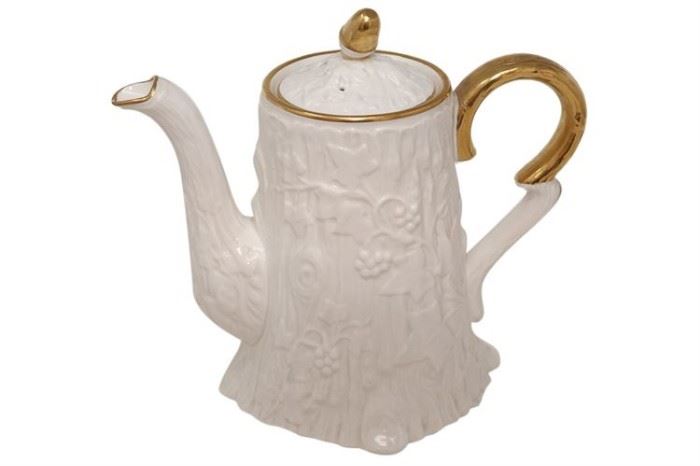 105. Royal Stafford Old English Oak Porcelain Teapot
