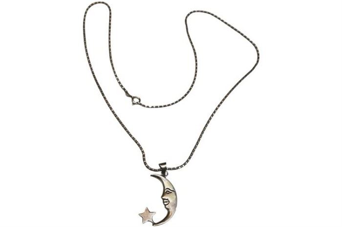 203. Sterling Silver Necklace and Pendant