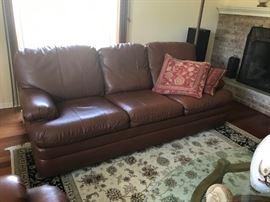 Leather sofa