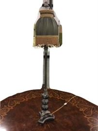 E17- Silver and Black Table Lamp