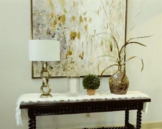 stunning wall/entry table