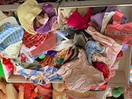 Doll clothes! Boxes and boxes filled. Make us an offer on all. 