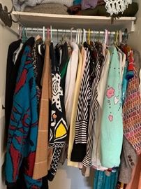 dresses, sweaters, tops, pants, skirts 