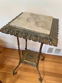 Marble top stand. 
