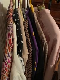 Silk tops
Various designer brands 