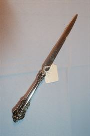 Wallace Grand Baroque Sterling Letter Opener