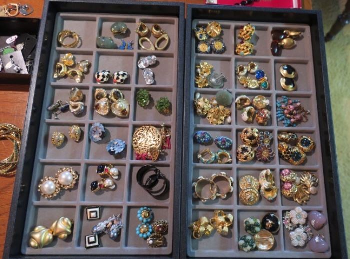 Joan Rivers, Kenneth Jay Lane & Nolan Miller Earrings