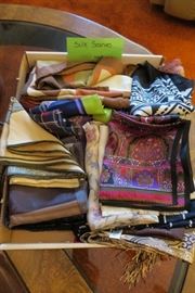 Lots of Silk Scarves
