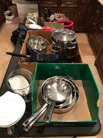 Calphalon, Pampered Chef & Wolfgang Puck Cookware